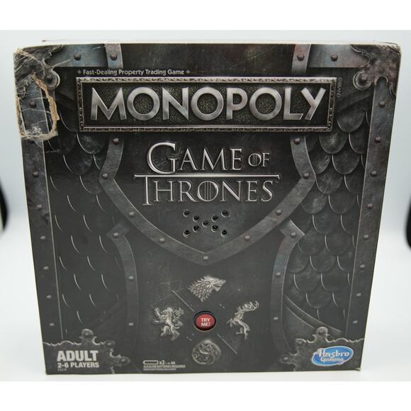 Hasbro Other - Monopoly Game of Thrones New Sealed Damaged Box Hasbro Board Game